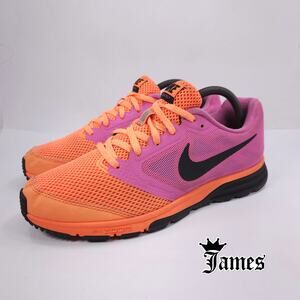 Nike Zoom Fly Athletic Running Shoe Womens Size 9 630995-805 Orange Pink